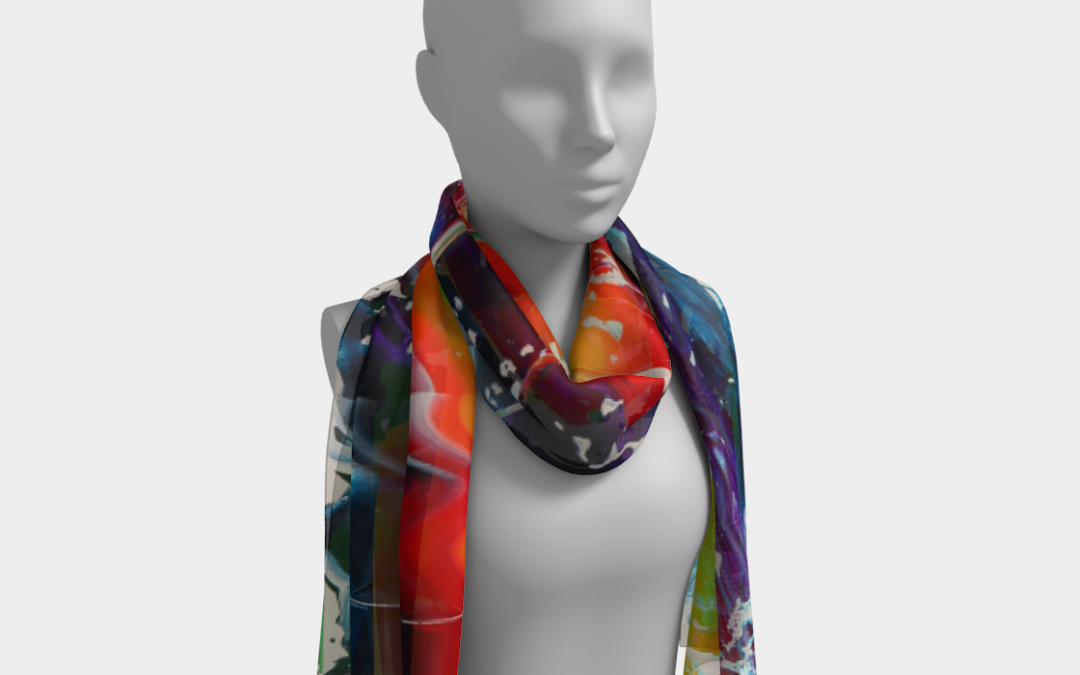 Waves Frequency 3 Scarf